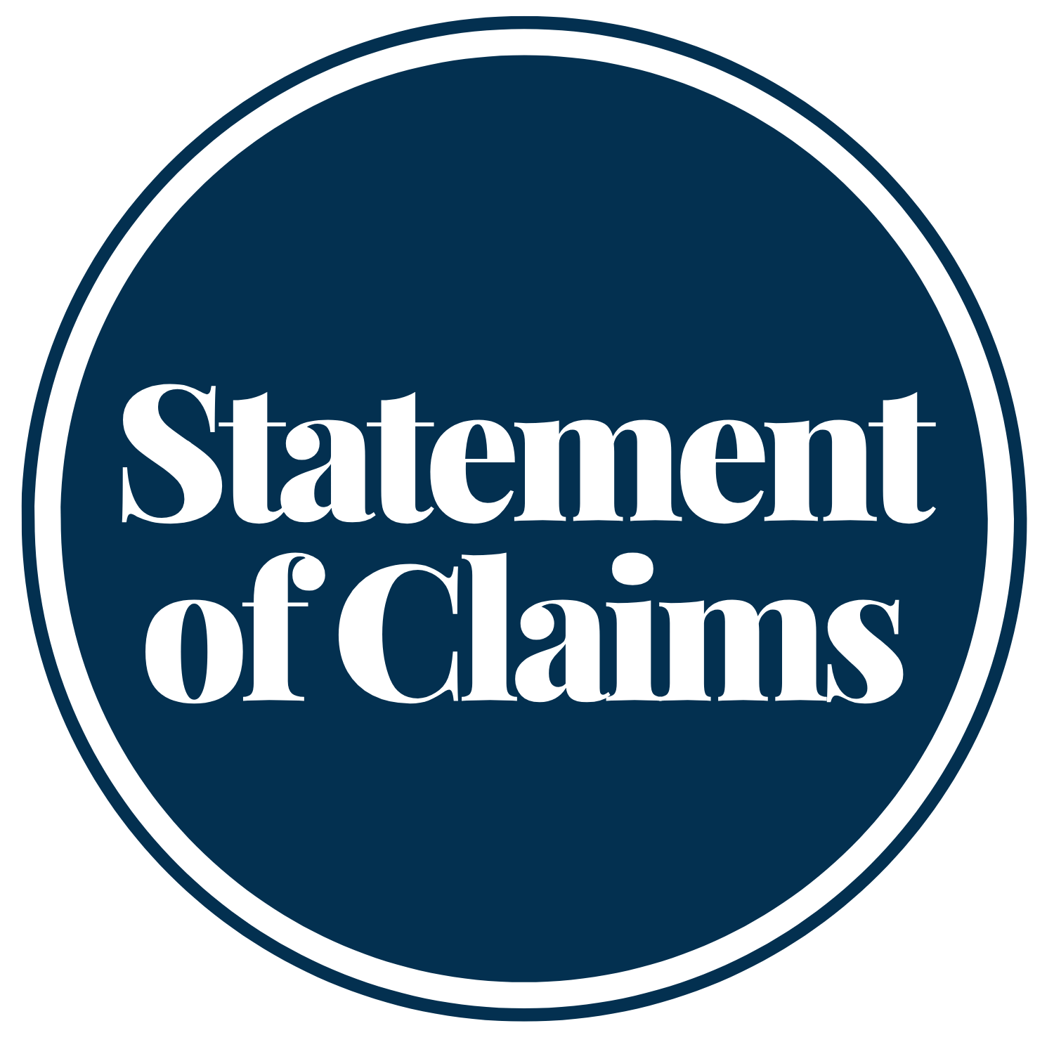 Staement of Claims